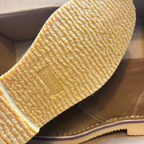Propet Mens Findley Suede Chukka Boots 8 Tan NWT Lace Up  display picture 2